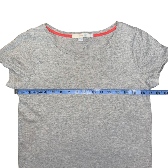 Boden T shirt Colorblock Jersey Shift Dress Size 6R Gray Coral Sundress - Picture 6 of 11